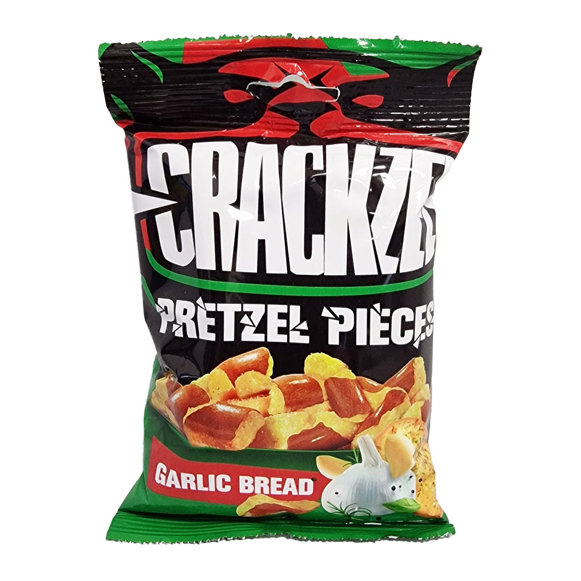 Crackzel Pretzel Pieces Garlic Bread