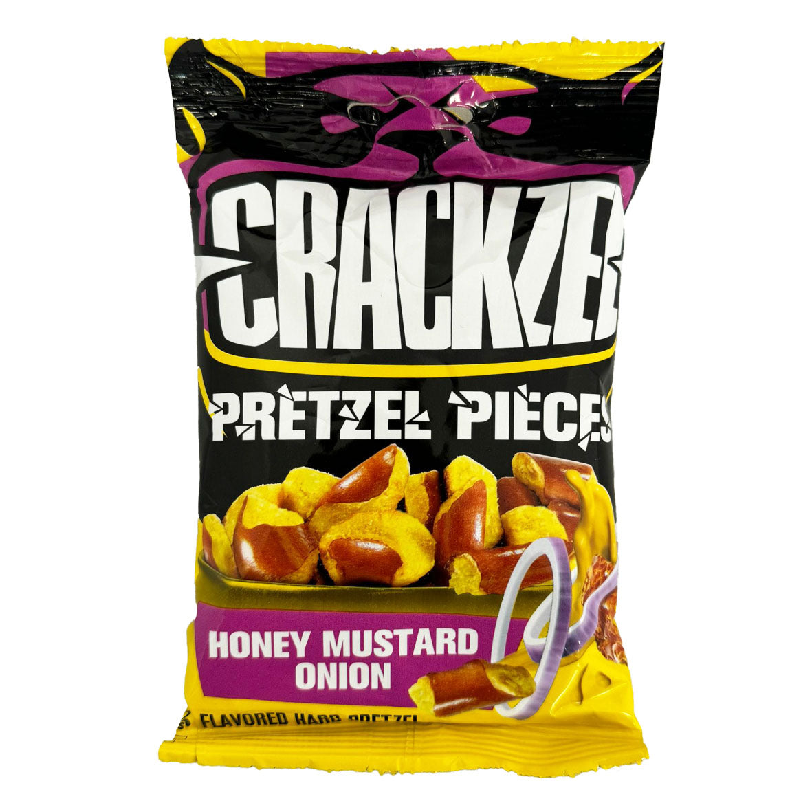 Crackzel Pretzel Pieces Honey Mustard Onion