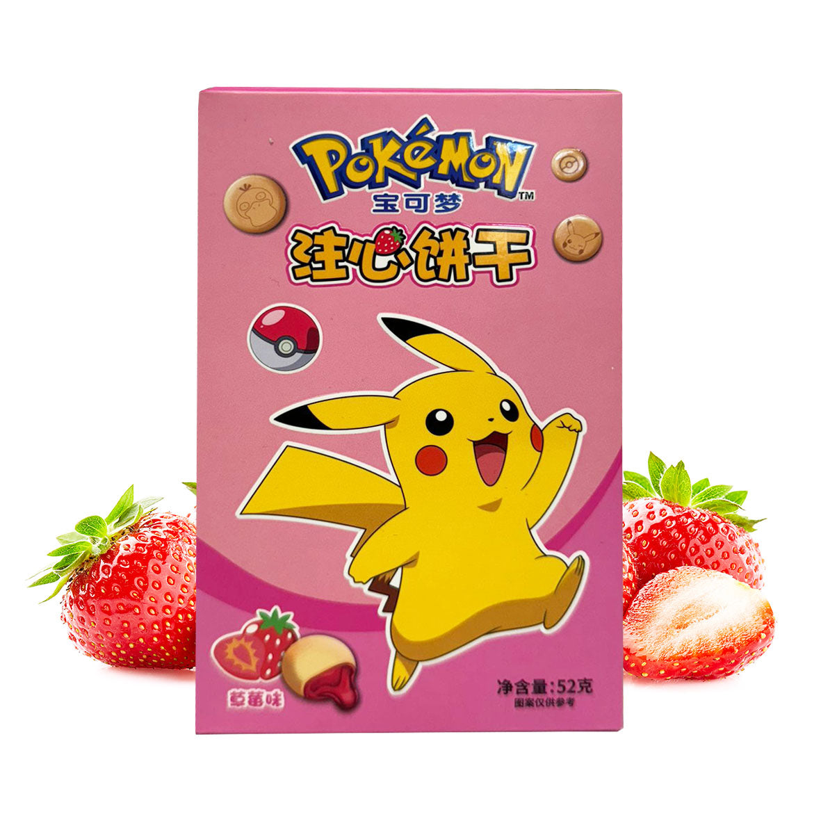 Pokémon Cookies Erdbeerfüllung 52g