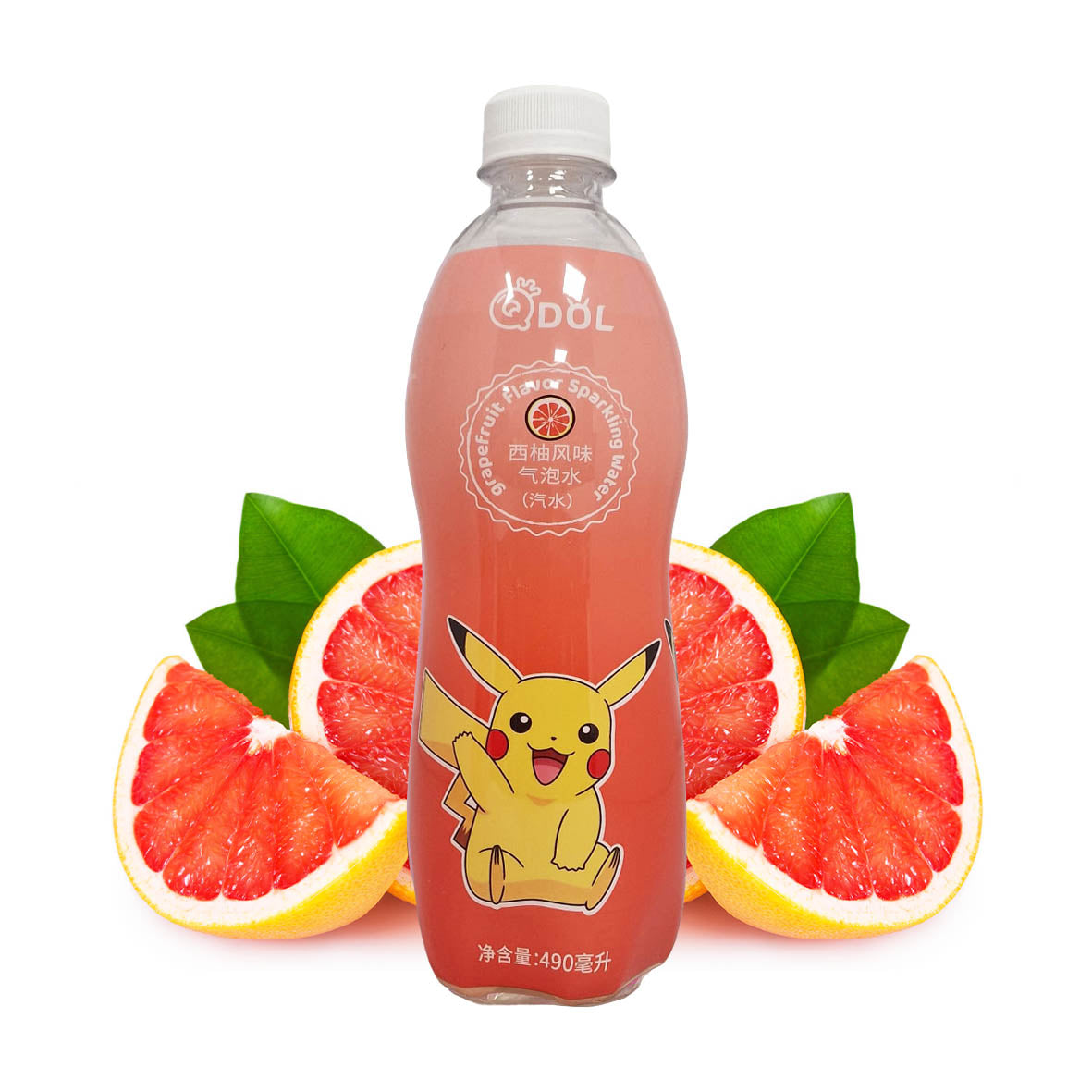 QDOL Pokemon - Grapefruit Flavor Sparkling Water 490ml inkl. Pfand