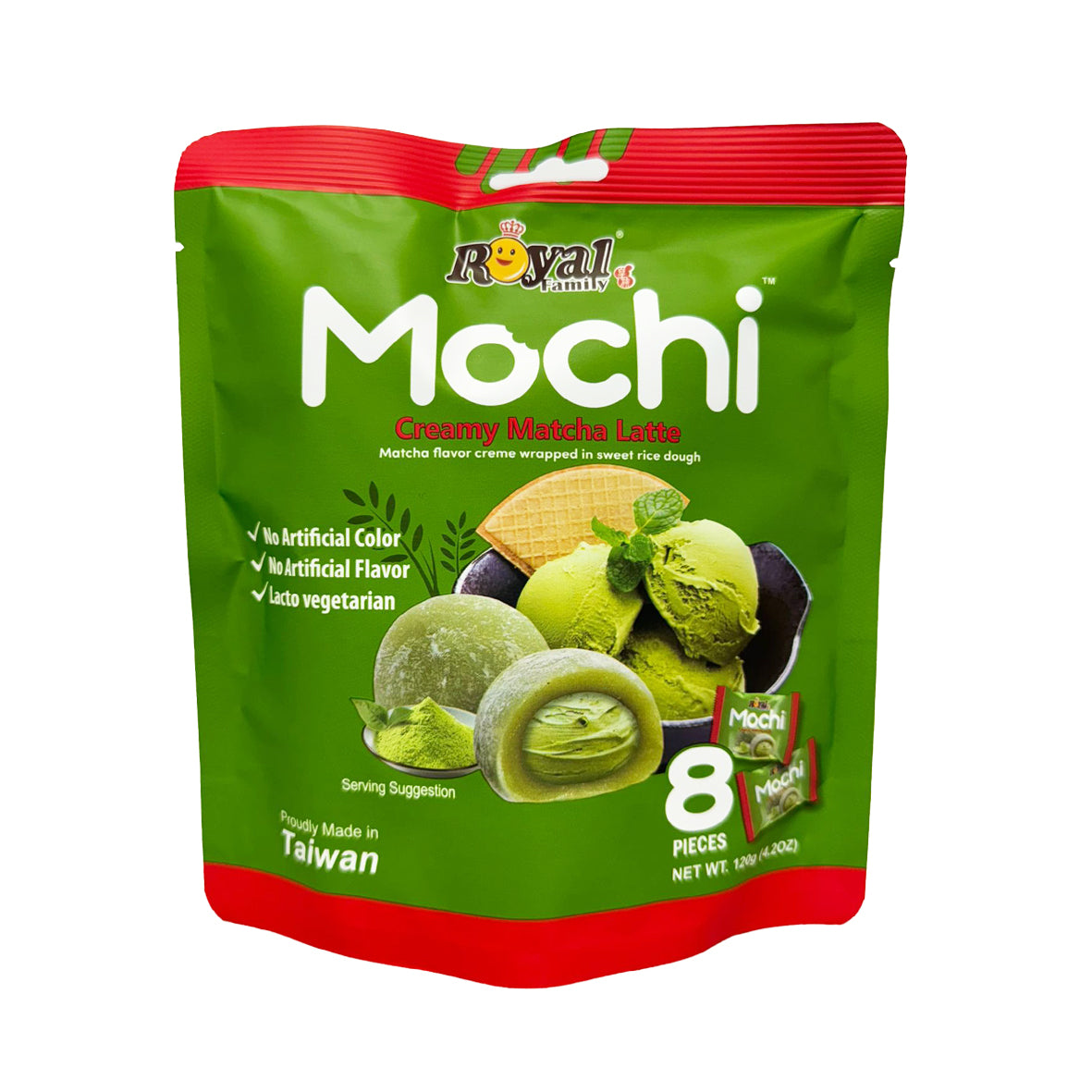 Royal Family Mochi - Creamy Matcha latte