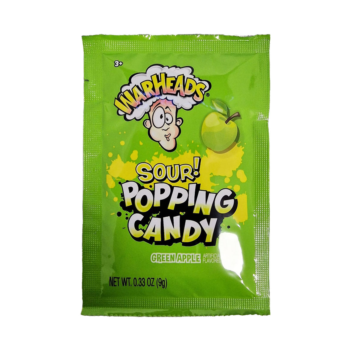 Warheads Sour Popping Candy - Green Apple